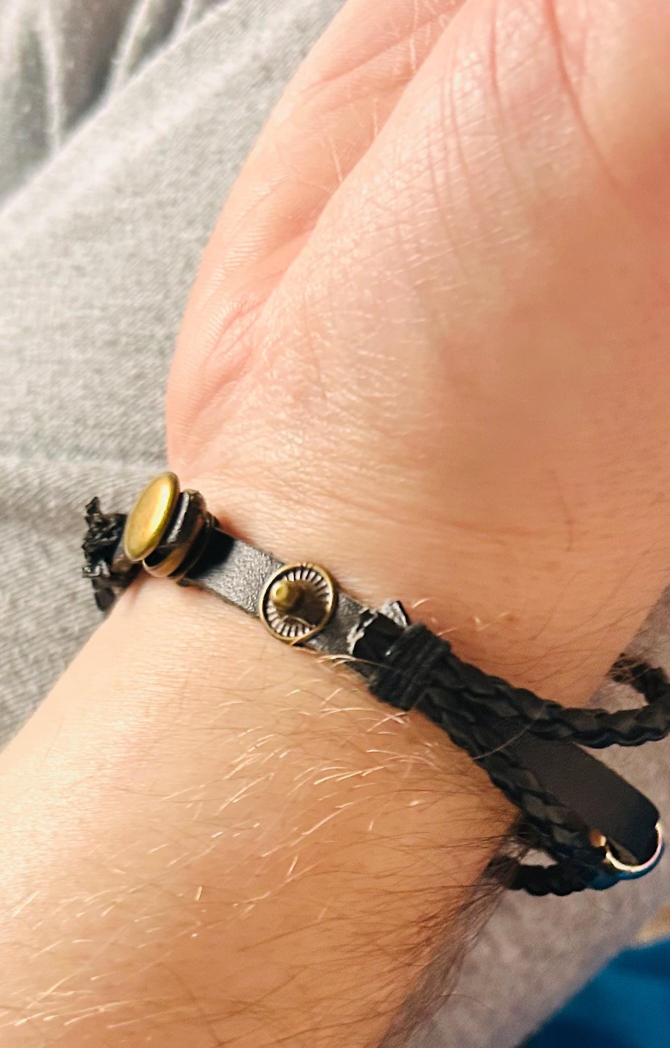kmrii leather bracelet ブレスレット Handmade Leather Bracelet | Kenya Leather Adjustable Bracelet