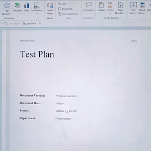 Test Plan Template |Project Test Plan Template|UAT testing plan documents |Detailed QA Test Plan Document | Testing Products Template