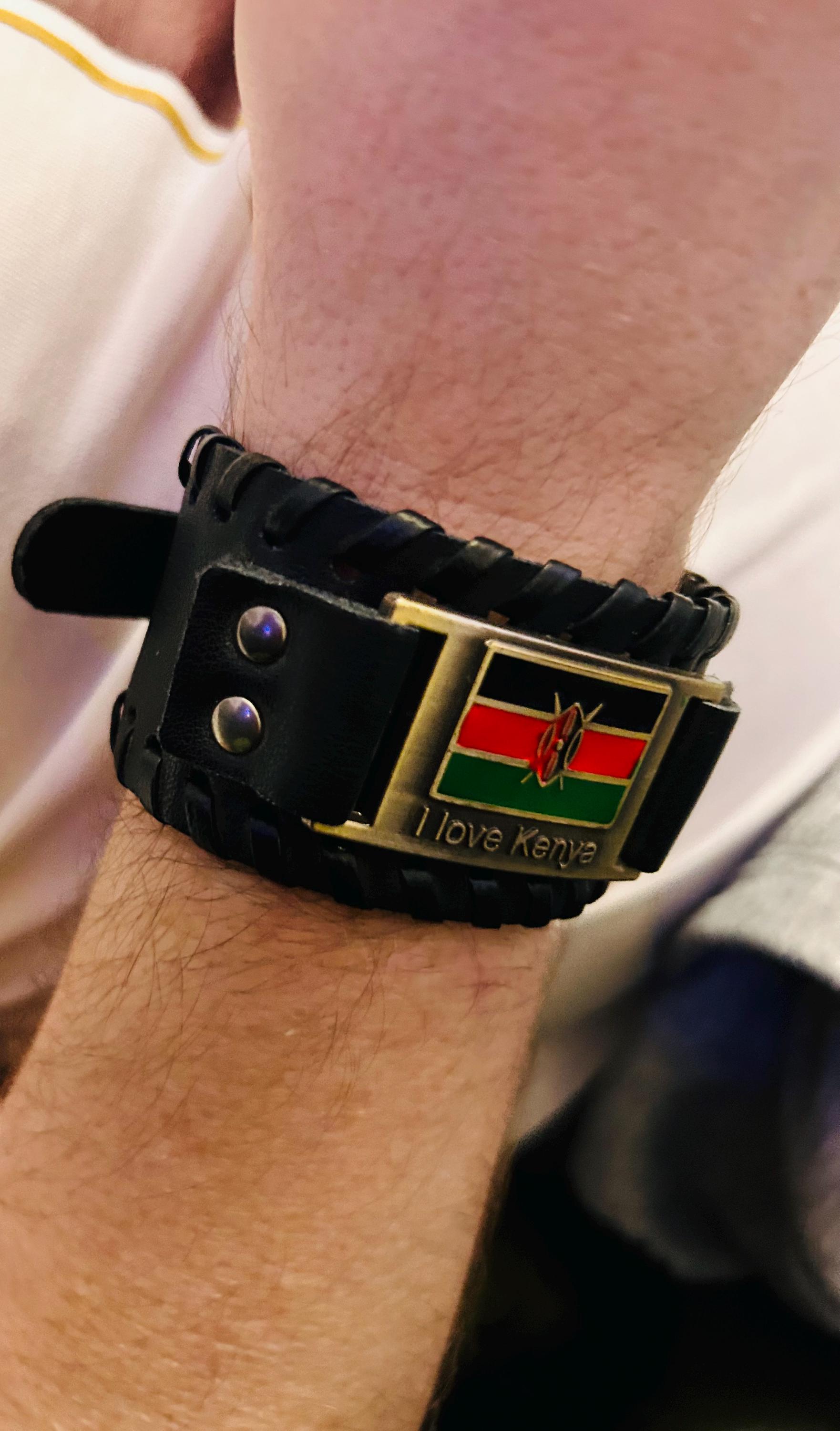 Handmade Leather Bracelet | Kenya Leather Adjustable Bracelet