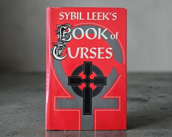 ¡MUY RARO! El libro de las maldiciones de Sybil Leek, 1.ª edición, 1975