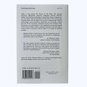 Pode incluir: Um livro intitulado "Lilith" com texto sobre psicologia e mitologia. A contracapa apresenta texto sobre Lilith, a Rainha dos Dem&ocirc;nios, e a autora, Barbara Koltuv. O livro tem ISBN 0-89254-014-1.