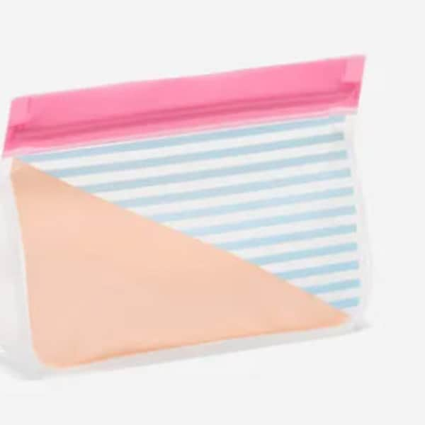 Thirty One Reusable Snack Bag ~ Small *Neon Colorblock*