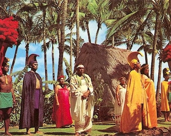 Royal Hawaiian Pageant - Vintage Image, Postcard