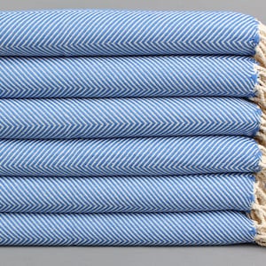 Turkish Tea Towels, Dish Towel, Petrol Blue Dishcloth, Chevron Washcloth, 20x40 Inches Embroidered Towel, Fitness Napkin,