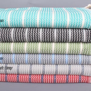 Absorbent Turkish towel, Bachelorette Party Gifts Bridesmaids, Striped Towel, 40&quot;x71&quot; Cotton Towel, Wedding Favors, Home Decor Towel,