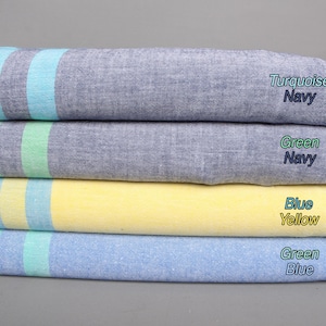Home Decor Gifts, Bachelorette Party Decorations, 36&quot;x71&quot; Cotton Towel, Turkish Towel, Striped Towel, Bathroom Towel, Personalize Gift,