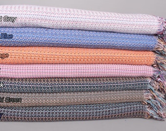 87 "x 89" Baumwolldecke, Wurfdecke Couch, personalisierte Decke, Tischdecke, bunte Diamantdecke, Brautjungfergeschenke personalisiert,