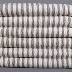 Coffee Tea Towel, Embroidered Kitchen Towel, Gray Towel, Striped Towel, 18x40 Inches Personalized Gifts, Decor Towel, Spa Towel,