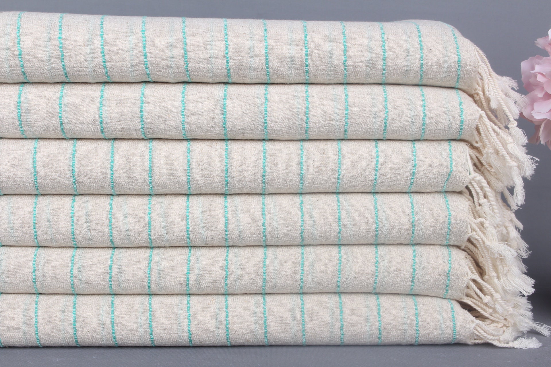 Telo da spiaggia personalizzato, teli da bagno, telo verde Benetton