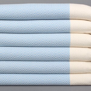 Turkish Beach Towel, Beach Towel, Baby Blue Towel, Diamond Peshtemal, 36x75 Inches Personalized Gifts, Bachelor Towel, Hammam Peshtemal,