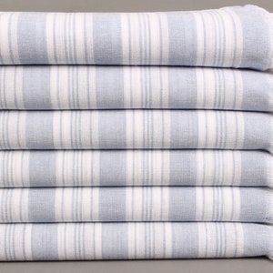 Organic Towel, Turkish Towel, Baby Blue Peshtemal, Striped Peshtemal, 40x71 Inches Turkish Towel for Beach, Turkey Peshtemal,
