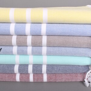 Beach Towel Bulk, Bridesmaid Gift, Bachelor Party Gifts, Striped Towel, 40&quot;x71&quot; Cotton Towel, Turkish towel, Personalized Gift For Her,