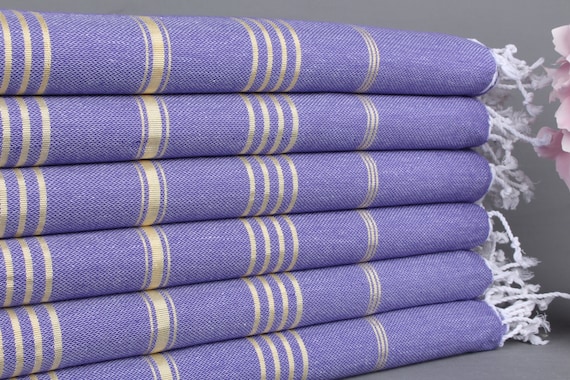 Purple and gold towels hot sale