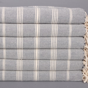 Turkse handdoek handdoek, kleine badhanddoeken, 24 &quot;x 38&quot; marine katoenen handdoek, gestreepte handdoek, aangepaste handdoek, vrijgezellenfeest gunst,