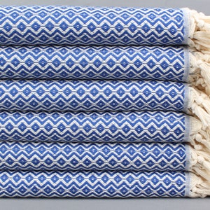 Bio Strandtuch, Handtücher aus Bio-Baumwolle, Sax Blau Peshtemal, Diamant Peshtemal, 40x71 Zoll türkisches Handtuch Großhandel, Yoga Handtuch,