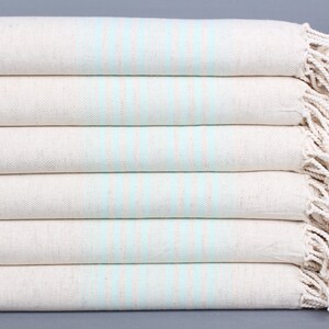 Wholesale Towels, Turkish Bath Towel, Mint Peshtemal, Striped Peshtemal, 40x79 Inches Small Blanket, Summer Peshtemal,