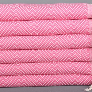 Wedding Gift, 40x75 Inches Fuchsia Cotton Towel, Wedding Favors, Personalized Beach Towel, Diamond Towel, Bridal Shower Gifts,