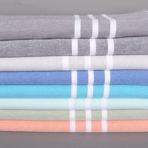 Striped Tea Towel, Monogram Hand Towel, Small Bath Towels, 20&quot;x40&quot; Cotton Hand Towel, Wedding Favors, Bridesmaid Favors,