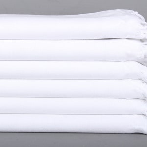 Solid Towel, Turkish Towel, 40x71 Inches White Cotton Towel, Turkish Bath Towel, Wedding Gift, Bridal Shower Favor, Turkish Towel Bulk,