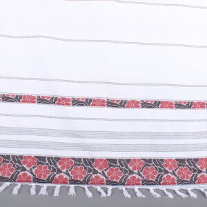 Bomboniere addio al nubilato, asciugamano design margherita, bomboniere, 40x71 pollici asciugamano di cotone rosso-nero, asciugamano da bagno turco, regali di Halloween,