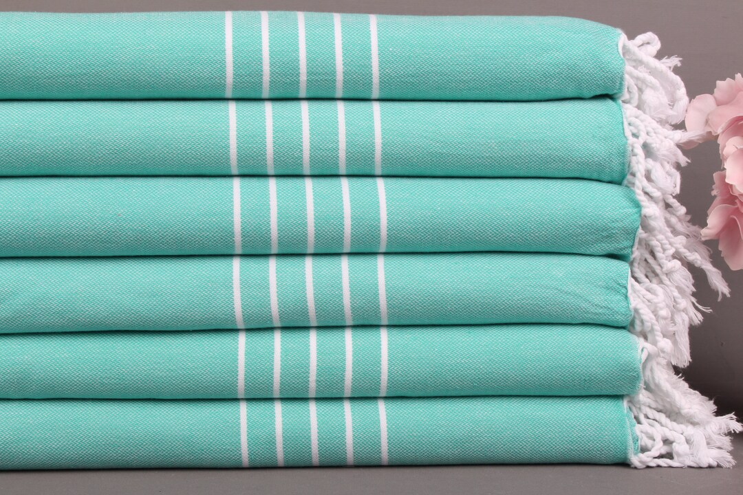 Telo mare biologico, Benetton Green Peshtemal, Peshtemal a righe