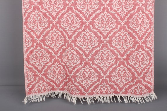 Wedding Gift Small Bath Towels 24x40 Inches Red Cotton Dish