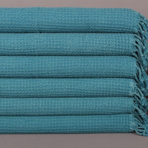 Custom Hand Towel, Small Bath Towels, 20&quot;x40&quot; Petrol Cotton Dish Towel, Waffle Tea Towel, Personalized Kitchen Towel, Spa Towel,