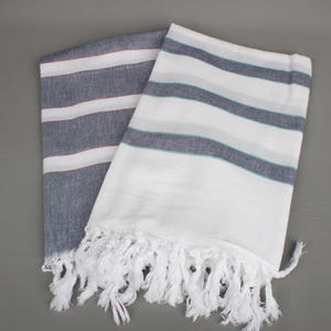 Personalized Wedding Gift, Hammam towel, Lightweight Turkish towel, Striped Towel, 36&quot;x60&quot; Cotton Towel, Personalize Gift,