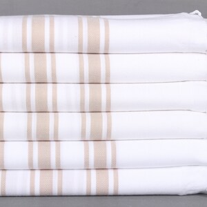Wedding Favors, Turkish Towel, 40x71 Inches Beige Cotton Towel, Striped Towel, Personalized Beach Towel, Gift Boxes Towel,