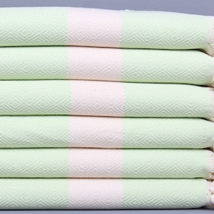 Custom Kitchen Towel, Monogram Tea Towel, Light Green Towel, Diamond Towel, 20x36 Inches Bridesmaid Gift, Decorative Towel,