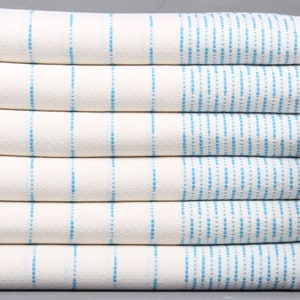 Personalized Towel, Turkish Towel Beach, Turquoise Towel, Striped Towel, 38x71 Inches Pool Towel, Hammam Towel,
