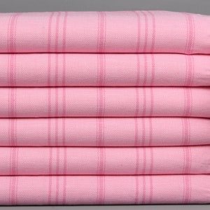 Personalized Tea Towel, Customized Hand Towel, Pink-Dark Pink Towel, Striped Towel, 24x40 Inches Turkish Towel, Bath Decor Towel,