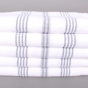 Turkish Hand Towel, Striped Terry Tea Towel, 18"x40" Cotton Tea Towel, Monogrammed Hand Towel, Monogram Hand Towel, Beach Wedding Favor,