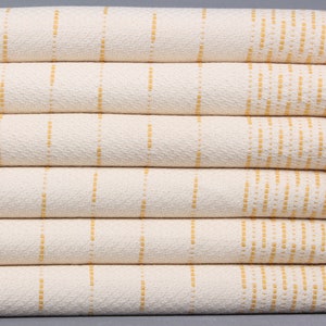 Coffee Tea Towel, Monogram Hand Towel, Mustard Striped Design Towel, 18x36 Inches Bathroom Towel, Bulk Order Towel,