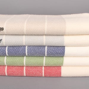Wedding Favors, Turkish Towel Hand Towel, Striped Dish Towel, Personalized Gift, 16&quot;x36&quot; Cotton Tea Towel, Valentines Day Gift,