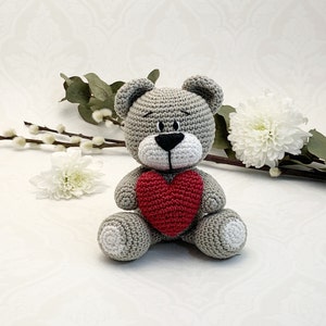 Crochet pattern Best friend Teddy Bears, English US Terms & Swedish, Virkmönster Bästa vänner nallebjörnar