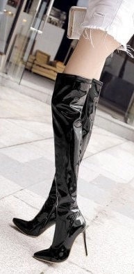Latex Boots - Etsy