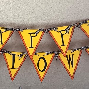 Bandera de Halloween, pancarta, decoración de fiesta, guirnalda, decoración, cartel de fiesta, decoración de otoño, banderín