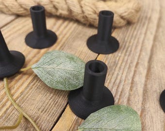 Stabhalter | Halter Gartenfackel | Kerzenhalter | Gartendekoration | Grablicht | Teelichthalter | Geschenkidee Frauen | Kerzenglasadapter