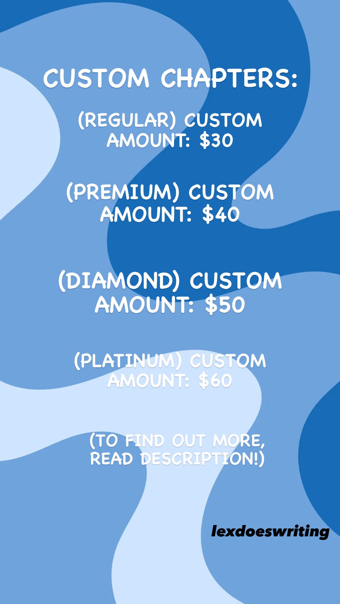 Fanfiction Commissions Etsy