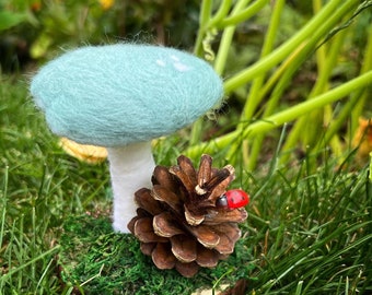 Needle Felted Toadstool Decoration