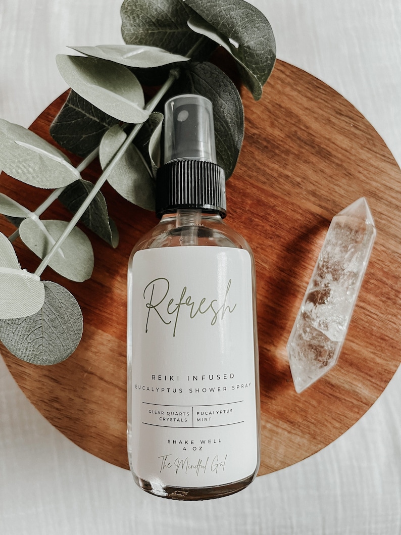 Eucalyptus Shower Spray Essential Oil Spray Shower Mist Etsy