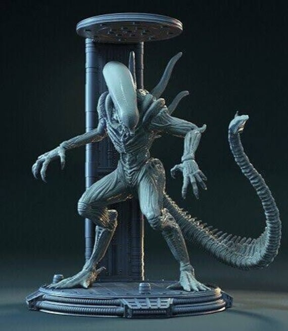 Alien Xenomorph Statue Large Etsy