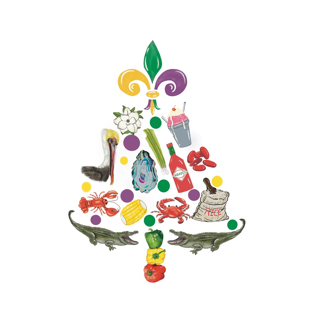 Louisiana Christmas Tree Etsy