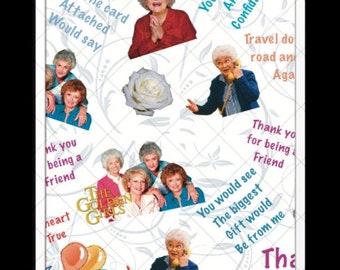 Golden Girls Seamless Pattern