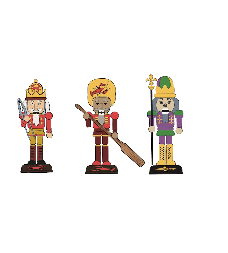 Louisiana Nutcracker Bundle of 3 Etsy