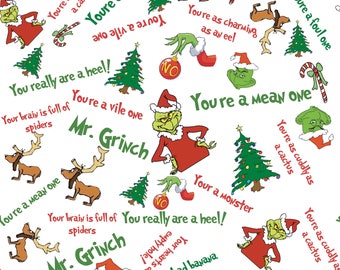 Grinch seamless pattern