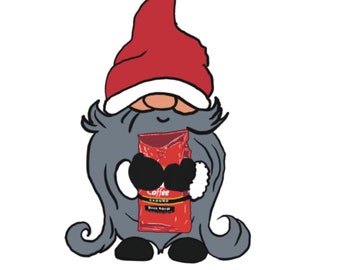 Community Coffee Gnome. Digital File