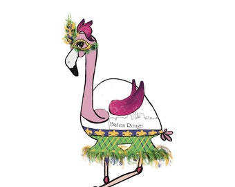 Red Stick FLAMINGeaux Mardi Gras