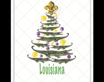 Alligator Christmas Tree